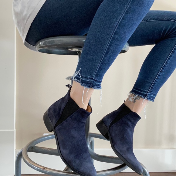 Chelsea Boots Navy Suede - Picture 5 of 6